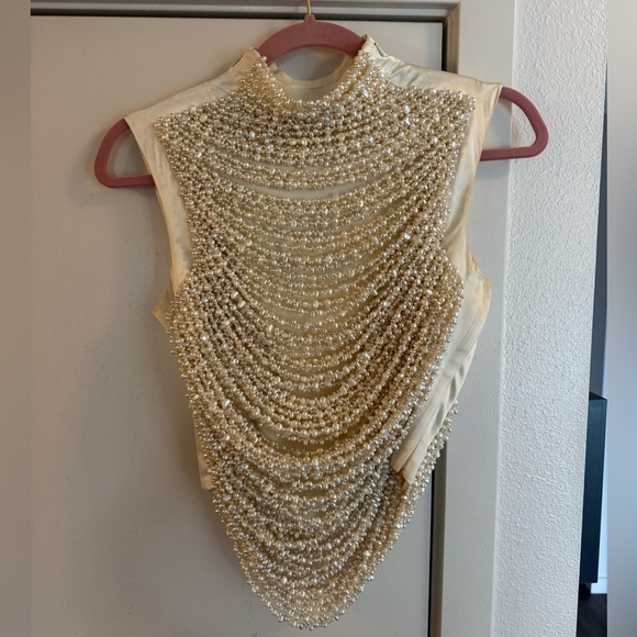 cult gaia Tops - Cult Gaia TARAJI TOP, Pearl